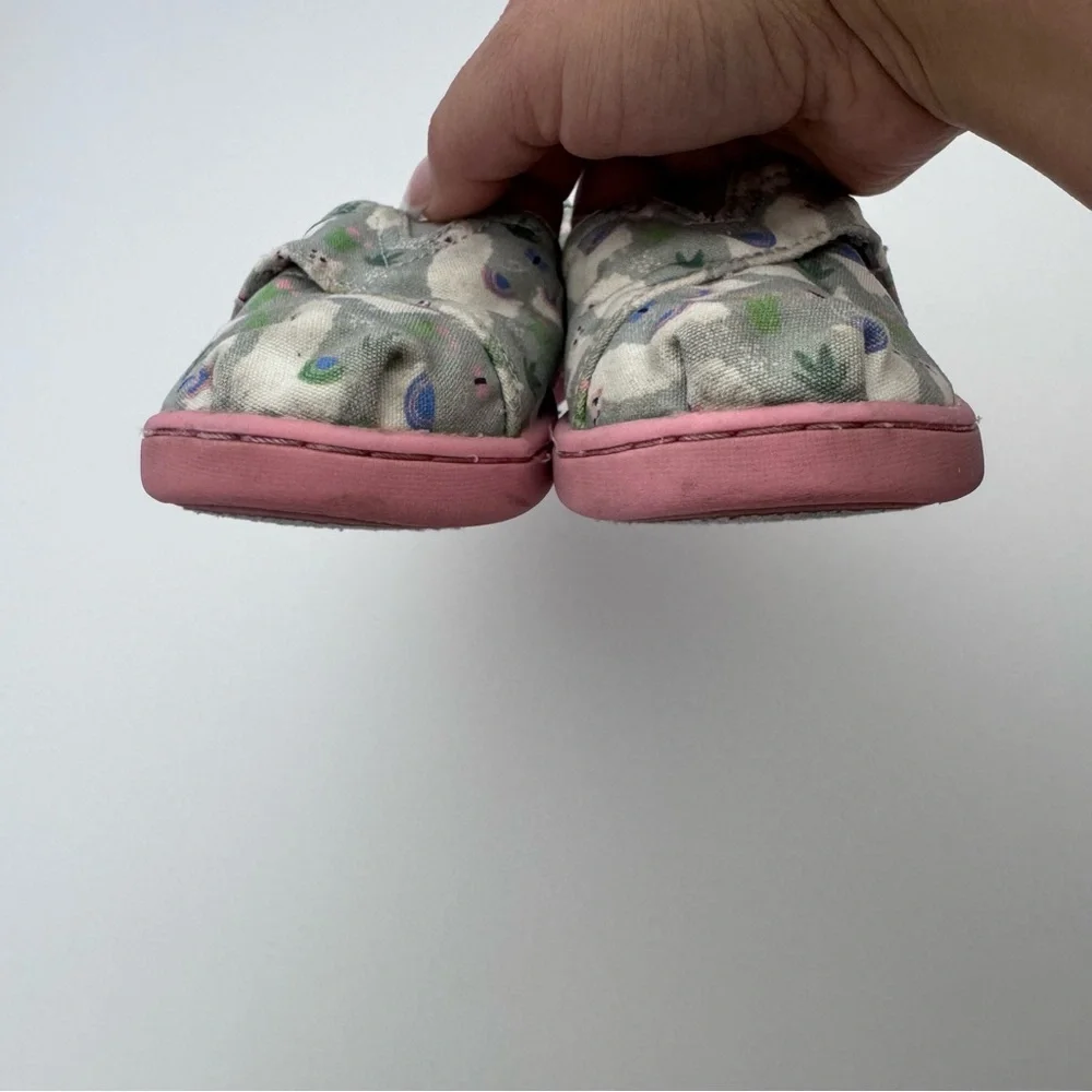 Toms Girls Alpargata Espadrilles Grey